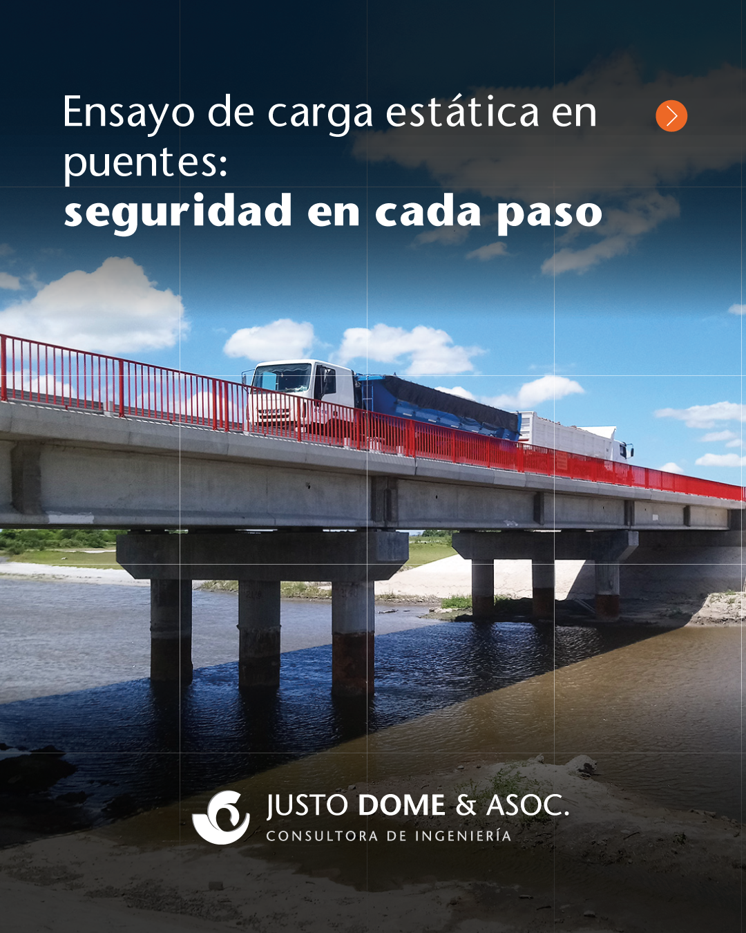 Ensayos de carga estática en puentes